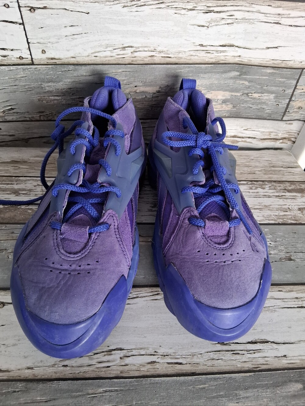 Reebok Cardi B Purple Suede Athletic Shoes